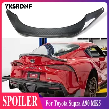 За Toyota Supra A90 2019-2020 Автомобилен Стайлинг от въглеродни влакна/FRP Заден Спойлер, Крило на Багажника
