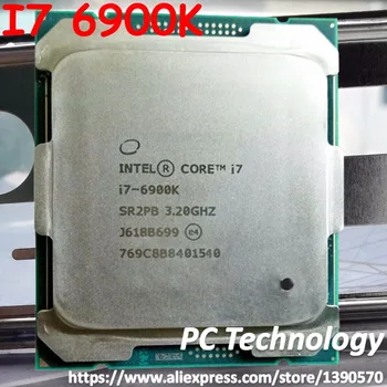 Оригиналния cpu Intel Core I7-6900 K 3,20 Ghz 20 М на 14-нм 8-ЯДРЕНИ процесори LGA2011-3 Безплатна доставка I7 6900 K