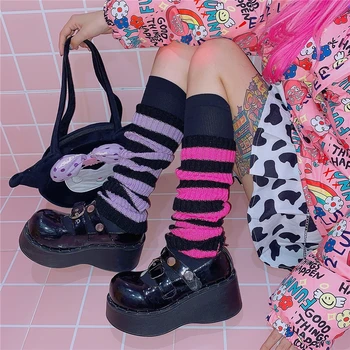 Японски стил харадзюку, INS, шарени цветни чорапи-тръба, универсален чорапи sweet JK hot girl Y2K, Милениум, куп чорапи, гамаши