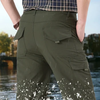 Дишащи Водоустойчиви леки бързо съхнещи Ежедневни Панталони Мъжки Летни Армейските Панталони В Стил милитари Мъжки Тактически Панталони карго Мъжки