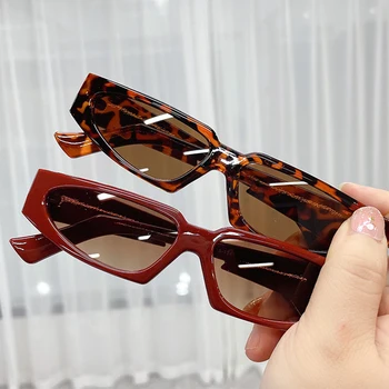 Малки Неправилни Слънчеви Очила с Кошачьим око За Жените, Реколта Луксозни Маркови Пътни, улични слънчеви очила в Стил хип-хоп, Мъжки слънчеви Очила Oculos De Sol