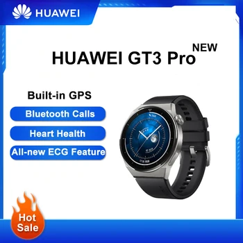НОВИ оригинални Huawei Watch GT3 Pro, мъжки и женски смарт-спортни часовници ECG, поддържат телефонно обаждане, NFC, Водоустойчив