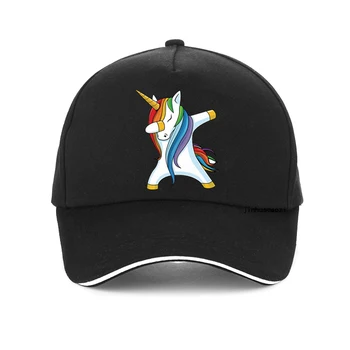 Сладък Еднорог бейзболна шапка на мода, хип-хоп шапка лятна мъже, жени възстановяване на предишното положение шапка Спорт Rainbow unicorn кон кости Gorras