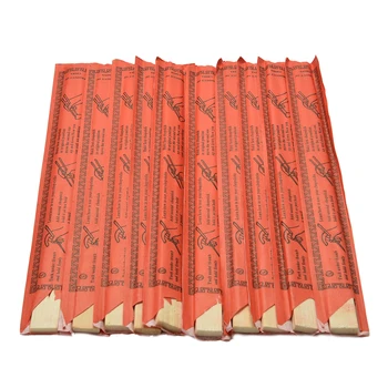 10 двойки за Еднократна употреба китайски Бамбукови пръчки за хранене Kari-Out дължина 9 см в индивидуална опаковка