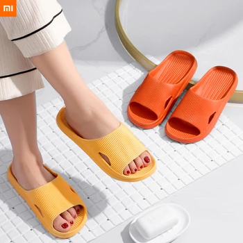 XiaoMi Mijia/модни сандали за мъже и жени, нескользящие износоустойчиви меки подметки, направени от EVA, удобни леки домашни чехли за баня