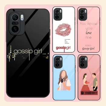 Калъф За телефон Gossip Girl, изработени от Закалено стъкло За Xiaomi 11t 11x 10s 10i 10t 12 Ultra 8 9 9t Se Pro Note 10Pro Poco F3 M3 M4Pro