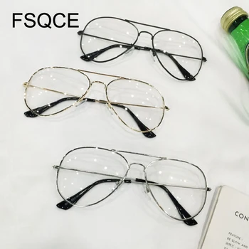 слънчеви очила класически мъжки дамски очила с UV400 метал сребро корпоративна дизайн прозрачни очила с висока разделителна способност