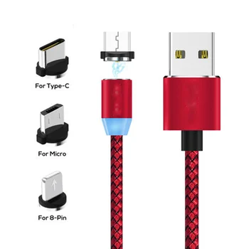 Магнитен Кабел, Зарядно устройство За Бързо зареждане Micro USB Кабел За UMIDIGI A3X A3 A5 Pro /Elephone P8 Max, 3D P8, A4 Pro, A6 Mini