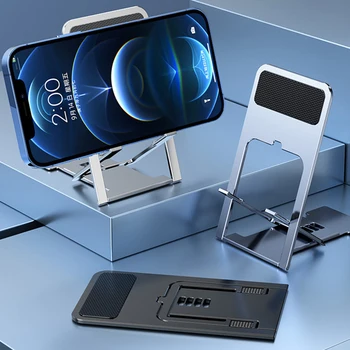 2022 Универсален Нов Настолен Многоугольный Сгъваем Държач За Мобилен Телефон, Куха Пластмасова Поставка За Таблет, Мобилна Поставка За Поддръжка на iPhone 12