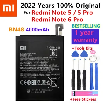 100% Оригинален Качествен Батерия BN48 За Xiaomi Redmi Note 6 Pro Батерия 4000 mah Redmi Note 5 Note 6 Pro Сменяеми Батерии
