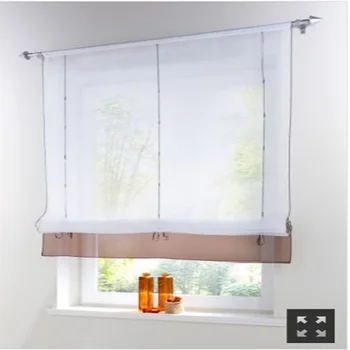 Къса Кухненски пердета Повдигаща Лента Римска Завеса регулируеми щори душ завеса за всекидневна Декор на прозореца cortinas
