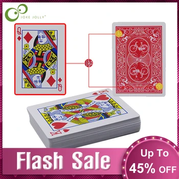 Флаш Тайни Разпродажба На Водещи Покер Карти Прозрачни Карти За Игра Магически Играчки Неочаквани Трикове Карти За Игра Магически Играчки