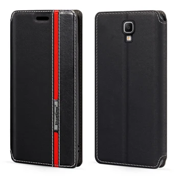 За Samsung Galaxy Note 3 Neo Калъф Модерен Многоцветен Кожен Флип калъф с Магнитна закопчалка с Държач за Карти 5,5 инча