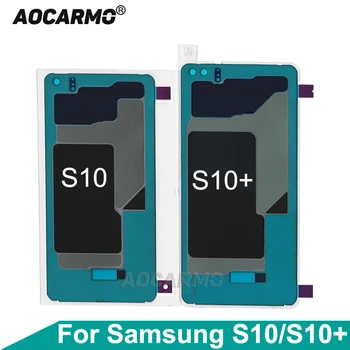 Aocarmo За Samsung Galaxy S10/S10 Плюс S10 + LCD Екран Дисплей Отзад Плача Стикери Блок Светлината на Мед Лист Замяна