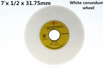 180x12,7x31,75 мм, Бял корундовый шлайфане кръг 1 бр. Безплатна доставка висококачествен Бял корунд