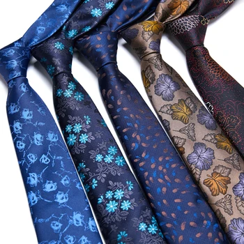 Нова Мода 7,5 см Коприна Мъжки Цветна Вратовръзка Bule Jucquard Вратовръзка, Костюм Мъжки Бизнес Сватбена Рокля, Вечерни Официални Подаръци Вратовръзка