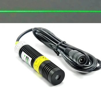 Трябва линия лазер 532nm зелен цвят 10мВ 50мВ 100мВ ярки за машина за рязане на дъскорезници