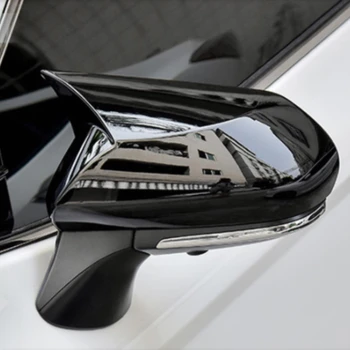 За Toyota Prius 50 серия 2016-2022 ABS черно Въглеродни Влакна Колата Отвън Огледало за Обратно виждане Украса Капак Завърши Етикети