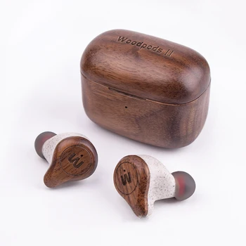 Дървени Спортни слушалки слушалки в ушите TWS Безжични Слушалки Bluetooth Слушалки Смартфон От Слама пшеница Екологично Чисти Материали