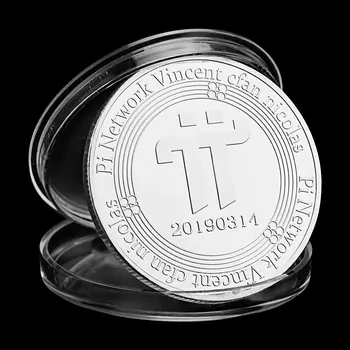 Pi Network Винсент Cfan Никълъс Са Подбрани Сребърен Позлатен Сувенирни Монети Колекция Криптомонет Художествена Възпоменателна Монета