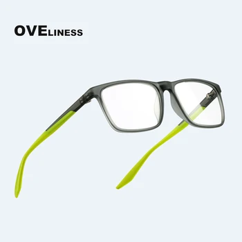 TR90 Модни Квадратни Рамки за Очила за Мъже И Жени, Оптични Компютърни Очила, слънчеви Очила по Рецепта, Очила за Късогледство, пълни с очила, Очила