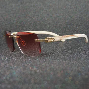 Фотохромичните Слънчеви Очила Мъжки Слънчеви Очила Carter Мъжки Бели Слънчеви Очила от Рог на Бизон Дамски Слънчеви Очила Безплатна Доставка Vip Луксозни Слънчеви Очила