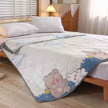 YanYangTian Лятна матраци Завивки протектор плосък легло сгъваем матрак мат с кант спалня и детско креватче за бебето