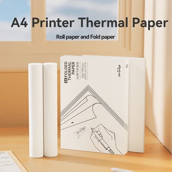 PeriPage Официалната термобумага A4 210 мм Термална хартия за факс апарат бързосъхнеща термобумага за ръкопис