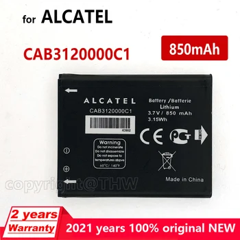 Истинска Нова Батерия CAB3120000C1 За Alcatel One Touch OT710 OT880 768 OT888A OT880A BeeLine с Две Оригинални Батерии Batteria