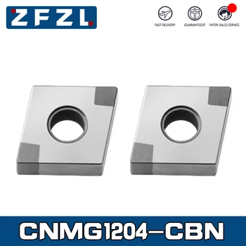 1БР CNMG CBN Инструменти за Струговане CNMG120404 2T CNMG120408 2T CNMG120412 2T Кубичен бор нитрид CBN части за рязане на закалена стомана
