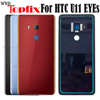 Новост За HTC U11 Eyes Капак на Отделението за батерията Стъкло на вратата на достъпа С Обектива на Камерата На HTC U11 Eyes Задния Капак на Отделението за батерията