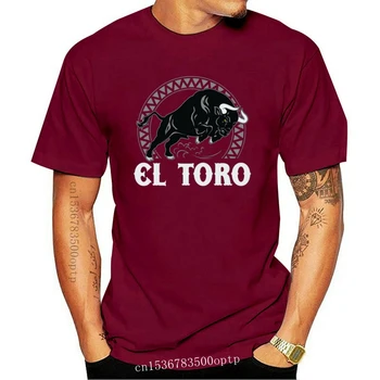 Мъжки Дрехи El Toro На Испански Бик Готина Ретро Културата На Испания Мъжки Дамски Детски Тениска Стилна Кръгла Тениска