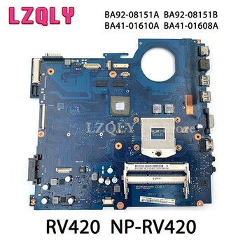 LZQLY За Samsung RV420 NP-RV420 дънна Платка на лаптоп BA92-08151A BA92-08151B BA41-01610A BA41-01608A GT520M 1gb HM65