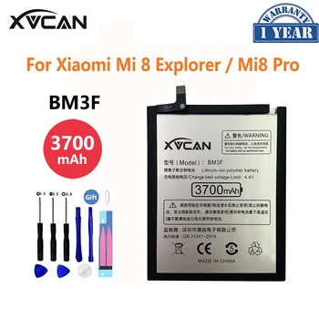 Оригинален XVCAN Батерия с Висок Капацитет 3700 mah BM3F За Xiaomi 8 Mi 8 Explorer/Mi8 Pro Резервни Батерии За телефони Bateria