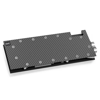 Alphacool Водоблок Съвместима AMD Radeon Мед/Въглероден RX 6800/6800 XT/6900 XT/6950 XT Еталонно Дизайн на Охладител за видео карти