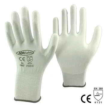 Висококачествени 12 двойки антистатических работни ръкавици ESD с антиоксидантна полиуретанова боя с покритие за защита на дланите, защитни ръкавици без ДМФ.