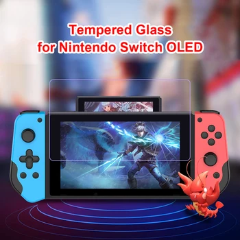 Закалено Стъкло 9H HD Защитно Фолио За Екран За Nintendo Switch OLED Защитно Фолио За Екрана NS OLED Аксесоари