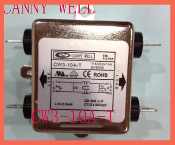 Филтър за електромагнитни смущения CANNY WELL филтър горивна CW3-10A-T 110-250 В 10A Електронни Компоненти Филтър горивна поставяне на краче