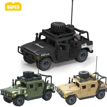 Съвместими Технически и Военни Автомобилни Конструктори Играчки за Момчета Коледен Подарък За Рожден Ден Армейски Оръжеен Конструктор Тухли Juguetes Bloques