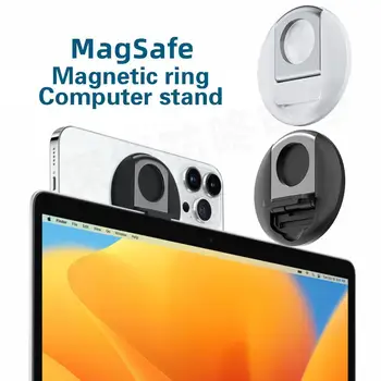 Магнитен Държач за Мобилен Телефон За MacBook За MagSafe iPhone 14 13 12 Непрекъснато Монтиране на Камера Кръгло Пръстен Подкрепа на Каботажните