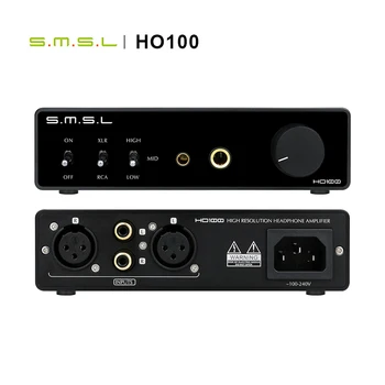 SMSL HO100 наема усилвател за слушалки 6,35 мм не са симетрични 4,4 мм балансиран изход 3Wx2 1,5 вТх2 200 мвтх2 100 Mw усилвател за слушалки вход RCA XLR