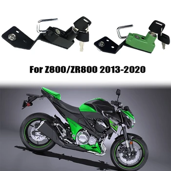 Z800 ZR800 Заключване за каска с 2 Ключове, Подходящи За KAWASAKI Z 800/ZR 800 2013-2020 Мотоциклет Противоугонный заключване за шлем от сплав