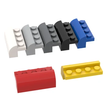 6081 Наклонени извити 2 x 4 x 1 1/3 Колекции от Тухли Обемни Модулни играчки GBC За Технически сгради MOC САМ Блокове