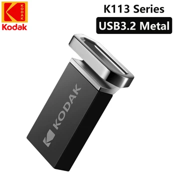Новият KODAK K113 USB3.2 Високоскоростни USB Флаш Памет МИНИ Метален Ключ Карта 128 GB 64 GB 32 GB за PC Авто Лаптоп Настолен