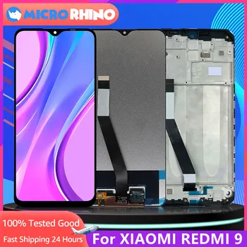 Оригинален 6,53 инчов Дисплей За Xiaomi Redmi 9 LCD M2004J19G M2004J19C Сензорен Екран Дигитайзер Подмяна на Части Телефон В Събирането на