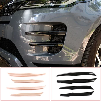 4 БР ABS Лъскаво Черен Преден Противотуманный Фенер Светлини Ленти Тампон За Land Rover Range Rover Evoque L551 2019-2020 Автомобилни Аксесоари