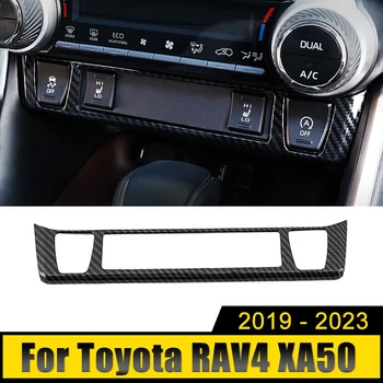 ABS Автомобилна Централна Панел Регулиране на Управление на Декоративна Накладки За Toyota RAV4 XA50 2019 2020 2021 2022 2023 RAV 4 Аксесоари