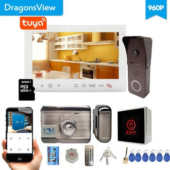 Dragonsview Wifi видео домофон Отключване Електронно Заключване Безжична IP Звънец с Камера Запис на Движение на Дистанционното Управление на Sasha