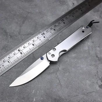 Прост и Елегантен Крис Рийв 5CR Малък Пясък Открит Нож Къмпинг Самозащита Плодов Нож Преносим Портативен Сгъваем Нож