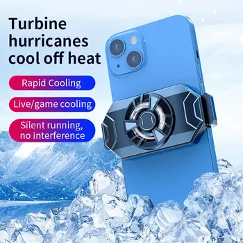 Вентилатор за охлаждане на Хладилника Телефон Охладител игри на радиатора Мобилен телефон Полупроводници стръмен Вентилатора за охлаждане на Хладилника Телефон Съвместими За Iphone Xiaomi